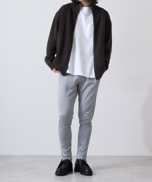 FUNALIVE（ファンアライブ）の「Stretch punch straight pants / ストレッチ ポンチストレートパンツ unisex（その他パンツ・メンズ・キャメル/ブラック/ネイビー/カーキ/杢グレー/チャコール・M/L/LL）」の16枚目の写真