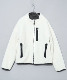 Revo.フェイクムートンチェックB3タイプジャケット