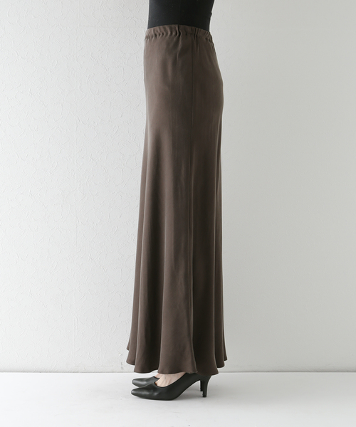 Deuxieme Classe(ドゥーズィエムクラス)の「追加 Cu/R Maxi スカート(スカート・レディース・ブラウン/ブラック・FREE)」の17枚目の写真