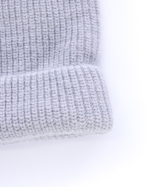 clear(クリア)の「モヘアニット帽(ニットキャップ/ビーニー・レディース・グレー/アイボリー/ピンク/ブラック/イエロー・F)」の12枚目の写真