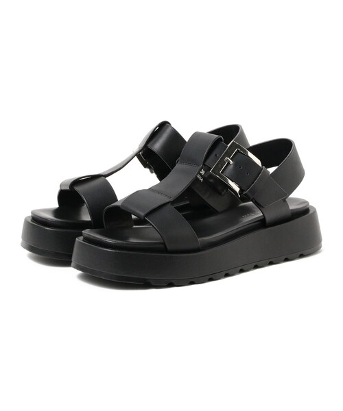 Ray BEAMS（レイビームス）の「MOHI / Tストラップ サンダル（サンダル・レディース・ブラック/グリーン・38/37/36/39）」の10枚目の写真