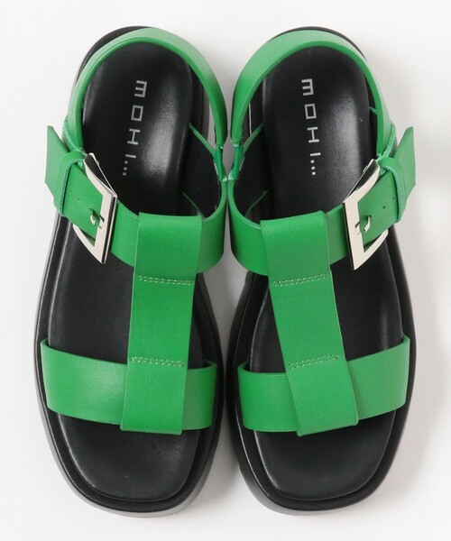 Ray BEAMS（レイビームス）の「MOHI / Tストラップ サンダル（サンダル・レディース・ブラック/グリーン・38/37/36/39）」の18枚目の写真