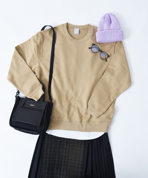 2-11A6 CA ベーシック クルーネックスウェットトレーナー プルオーバー裏パイル【CALIFORNIA APPLEL】