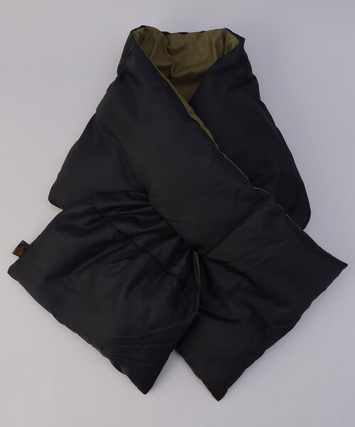 SUBLIME（サブライム）の「SUBLIME × FREAK'S STORE/サブライム × フリークスストア 別注 中綿 MUFFLER / マフラー（マフラー・レディース・ブルー/ブラック/グレー/ベージュ・ONE SIZE）」の5枚目の写真