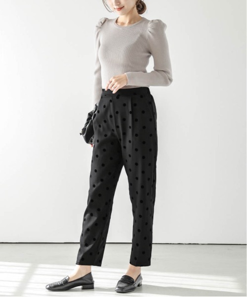 SUGAR BISKET（シュガービスケット）の「ドットテーパードパンツ（その他パンツ・レディース・ドット/ブラック系・L/M）」の12枚目の写真