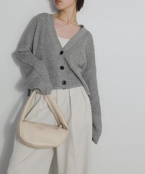 select MOCA(セレクトモカ)の「ハーフムーンチェーン付き2WAYバッグ(ショルダーバッグ・レディース・シルバー/アイボリー/ブラック・FREE)」の22枚目の写真