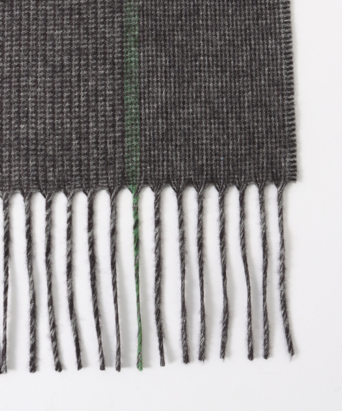 PIACENZA / ピアチェンツァ】シルクカシミアWフェイスチェック 30*180