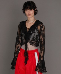 PRANK PROJECT | 【24SPRING PRE ORDER】レースラッフルブラウス / Lace Ruffled Blouse(シャツ/ブラウス)