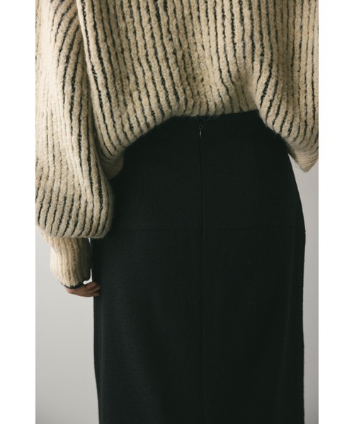 STYLEMIXER（スタイルミキサー）の「アーチパネルツイードスカート（スカート・レディース・ブラック/グレー/オレンジ・SMALL/MEDIUM）」の10枚目の写真