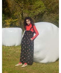 Little sunny bite | little sunny bite と pink house floral ribbon print all in one(つなぎ/オールインワン)