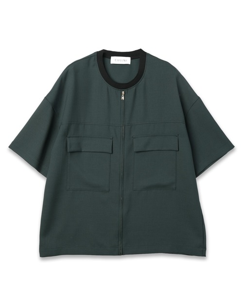 CULLNI（クルニ）の「24-SS-033 / Dry Heather Twill Big Pocket