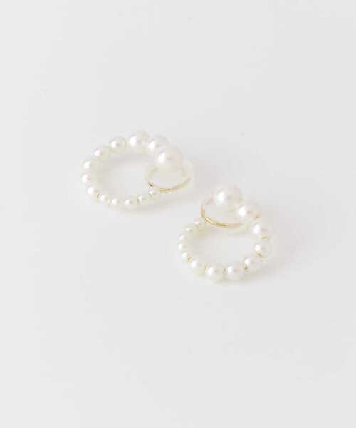 URBAN RESEARCH DOORS(アーバンリサーチドアーズ)の「パールイヤカフ(イヤリング・レディース・ホワイト系その他・ONE)」の1枚目の写真