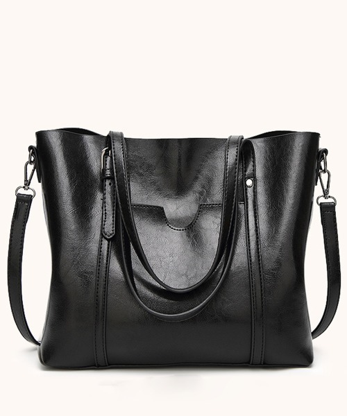 Miniministore(ミニミニストア)の「PUトートバッグ レディース(トートバッグ・レディース・グレー/ブラウン/ダークグリーン/ワインレッド/ネイビー/ブルー/ブラック/ピンク/ライトブラウン・FREE)」の1枚目の写真