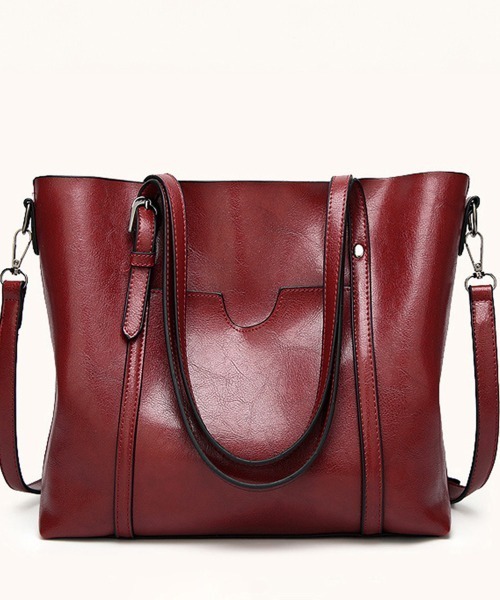 Miniministore(ミニミニストア)の「PUトートバッグ レディース(トートバッグ・レディース・グレー/ブラウン/ダークグリーン/ワインレッド/ネイビー/ブルー/ブラック/ピンク/ライトブラウン・FREE)」の9枚目の写真