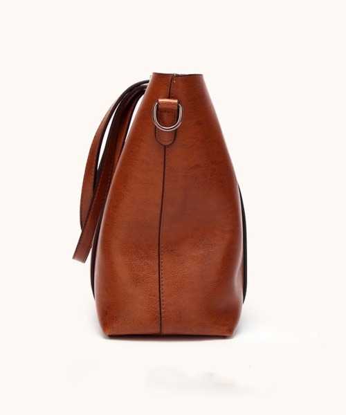 Miniministore(ミニミニストア)の「PUトートバッグ レディース(トートバッグ・レディース・グレー/ブラウン/ダークグリーン/ワインレッド/ネイビー/ブルー/ブラック/ピンク/ライトブラウン・FREE)」の17枚目の写真