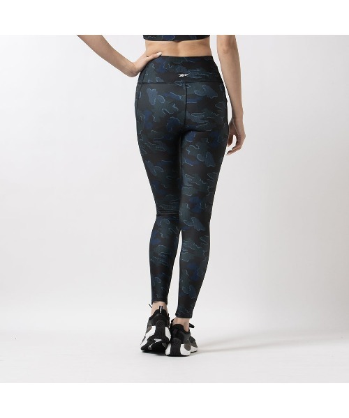 Reebok(リーボック)の「トレーニング カモ タイツ / ID TRAIN CAMO TIGHT(レギンス/スパッツ・レディース・ベージュ/ブラック・LARGE/MEDIUM/SMALL/XX-LARGE/X-LARGE/X-SMALL)」の4枚目の写真