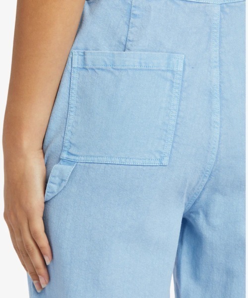 ROXY（ロキシー）の「CRYSTAL COAST OVERAL/ロキシーライトインディゴオールインワン（つなぎ/オールインワン・レディース・ブルー・LARGE/MEDIUM/SMALL）」の10枚目の写真
