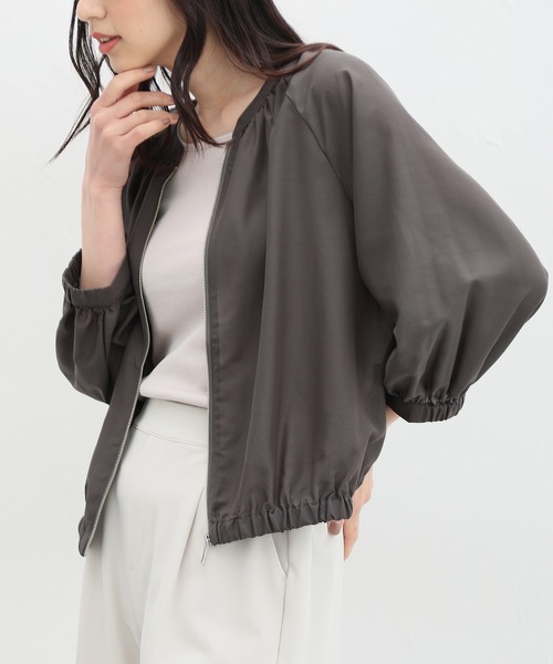 Honeys（ハニーズ）の「8分袖シアーブルゾン（ブルゾン）」 - WEAR