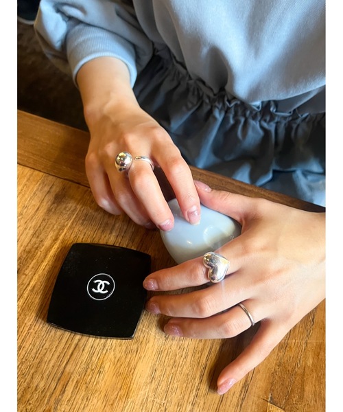 JUMELLE(ジュメロ)の「silver heart ring(リング・レディース・シルバー・FREE)」の5枚目の写真
