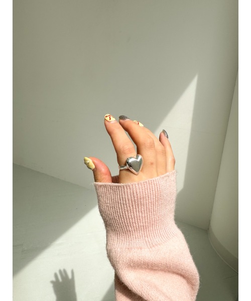 JUMELLE(ジュメロ)の「silver heart ring(リング・レディース・シルバー・FREE)」の10枚目の写真
