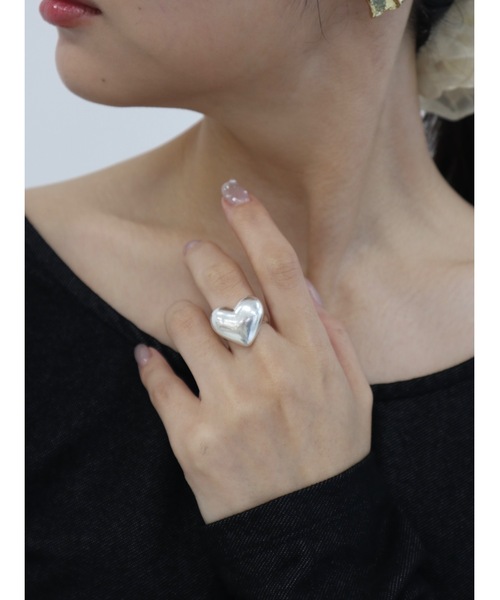 JUMELLE(ジュメロ)の「silver heart ring(リング・レディース・シルバー・FREE)」の20枚目の写真