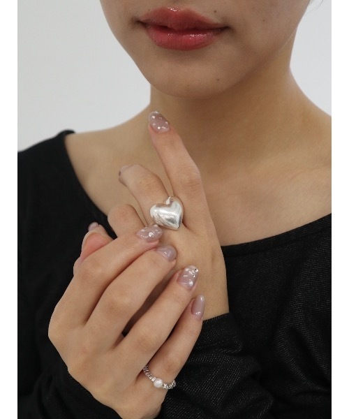 JUMELLE(ジュメロ)の「silver heart ring(リング・レディース・シルバー・FREE)」の18枚目の写真