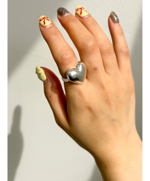 JUMELLE(ジュメロ)の「silver heart ring(リング・レディース・シルバー・FREE)」の17枚目の写真