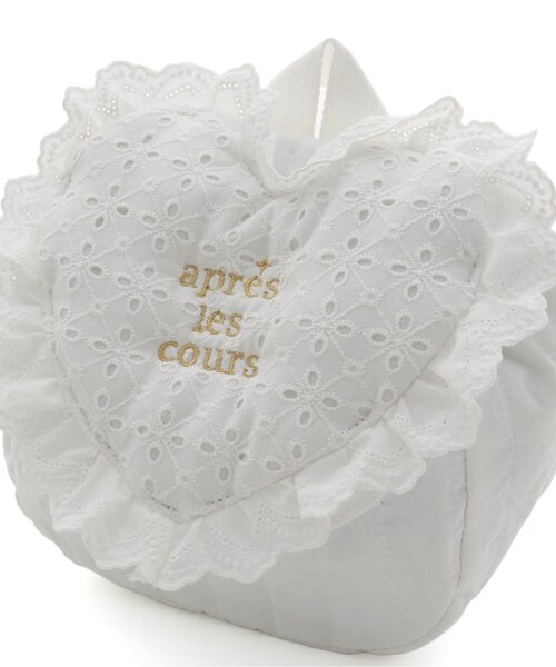 apres les cours（アプレレクール）の「ハート・お星さまモチーフベビーリュック（その他ベビー用品・キッズ・オフホワイト/イエロー・FREE）」の11枚目の写真