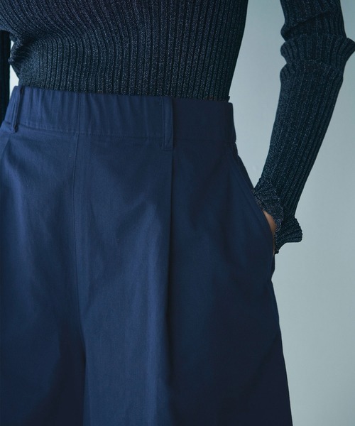 N.O.R.C（ノーク）の「コットンツイルハーフパンツ（その他パンツ・レディース・ネイビー/グリーン・S/M）」の6枚目の写真