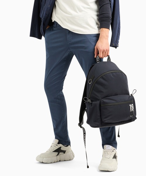 ARMANI EXCHANGE（アルマーニエクスチェンジ）の「【A|X アルマーニ エクスチェンジ】チェックパターン　コットンチノパンツ（チノパンツ・メンズ・ネイビー/ブラック・29inch/30inch/31inch/32inch/33inch）」の2枚目の写真
