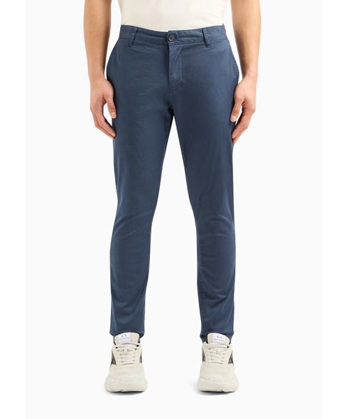 ARMANI EXCHANGE（アルマーニエクスチェンジ）の「【A|X アルマーニ エクスチェンジ】チェックパターン　コットンチノパンツ（チノパンツ・メンズ・ネイビー/ブラック・29inch/30inch/31inch/32inch/33inch）」の11枚目の写真