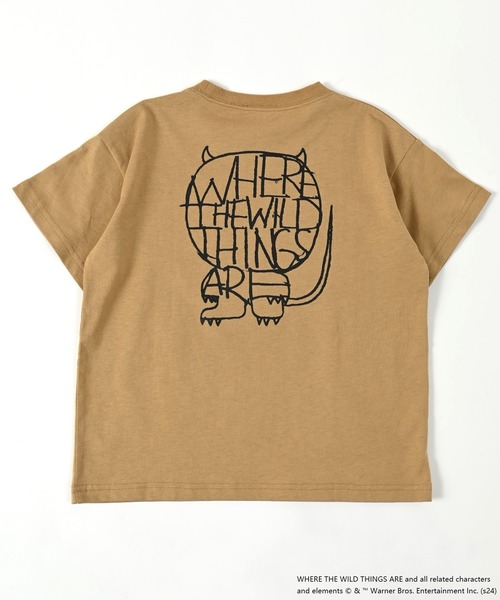 MARKEY'S(マーキーズ)の「【かいじゅうたちのいるところ】別注Tシャツ(80~150cm)(Tシャツ/カットソー・キッズ・ベージュ/ホワイト・80/90/100/110/120/130/140/150)」の3枚目の写真