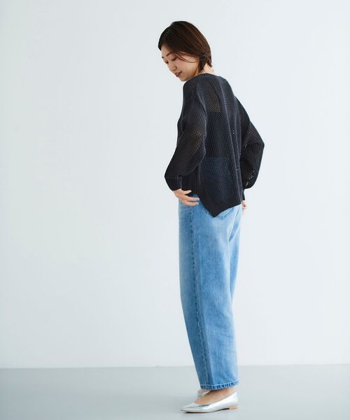 【セール】テープヤーンメッシュプルオーバー（ニット/セーター）｜le.coeur blanc（ルクールブラン）