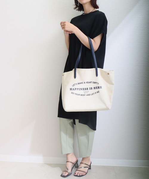 libelle more(リベル モア)の「《接触冷感》USAコットン 切替ワンピース(ワンピース・レディース・パープル/ブラック/ベージュ/ラベンダー/ライトカーキ・M/L)」の6枚目の写真