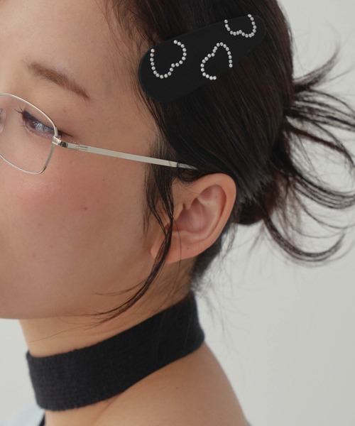 GIUNON（ジウノン）の「heart hairpin / ハートヘアピン（ヘアピン・レディース・ブラック・FREE）」の15枚目の写真