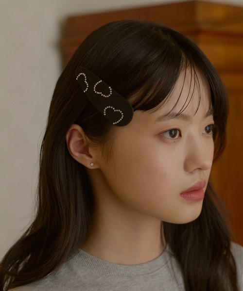 YVMIN ヘアピン（ペア） heart hairpin / ハートヘアピン（ヘアピン）｜GIUNON（ジウノン