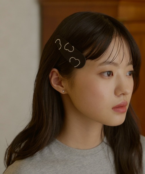 Dior ハート型 ヘアピン すぐ届くDIOR ディオール ヘアピン J'ADIOR ハート＆クリスタル