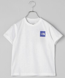 限定展開 THE NORTH FACE/ノースフェイス KIDS S/S S-SQU LOGO T-Shirt / キッズ スモールスクエア ロゴ Tシャツ / クルーネック / NTJ32358