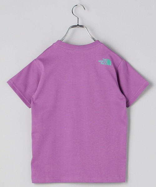 FREAK'S STORE（フリークスストア）の「限定展開 THE NORTH FACE/ノースフェイス KIDS S/S S-SQU LOGO T-Shirt / キッズ スモールスクエア ロゴ Tシャツ / クルーネック / NTJ32358（Tシャツ/カットソー・キッズ・パープル/ホワイト/ブラック・120/150/140/130）」の4枚目の写真