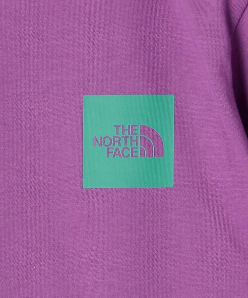 FREAK'S STORE（フリークスストア）の「限定展開 THE NORTH FACE/ノースフェイス KIDS S/S S-SQU LOGO T-Shirt / キッズ スモールスクエア ロゴ Tシャツ / クルーネック / NTJ32358（Tシャツ/カットソー・キッズ・パープル/ホワイト/ブラック・120/150/140/130）」の6枚目の写真