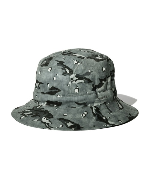 Snow Peak（スノーピーク）の「Printed Breathable Quick Dry Hat クイックドライ（ハット・メンズ・グレー/カーキ・1/2）」の4枚目の写真