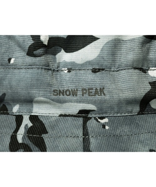 Snow Peak（スノーピーク）の「Printed Breathable Quick Dry Hat クイックドライ（ハット・メンズ・グレー/カーキ・1/2）」の3枚目の写真