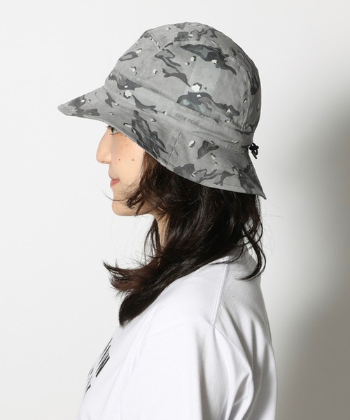 Snow Peak（スノーピーク）の「Printed Breathable Quick Dry Hat クイックドライ（ハット・メンズ・グレー/カーキ・1/2）」の7枚目の写真