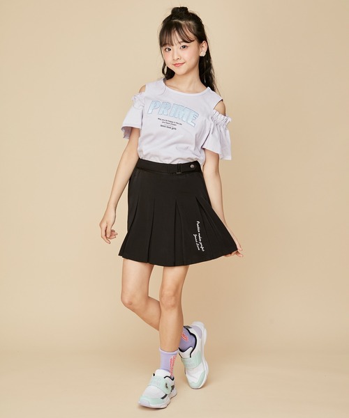 JENNI love(ジェニィラブ)の「2wayそでフリル肩あきTシャツ(Tシャツ/カットソー・キッズ・オフホワイト/ピンク/ラベンダー・130cm/140cm/150cm/160cm)」の8枚目の写真