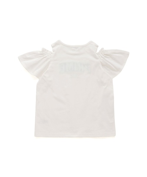 JENNI love(ジェニィラブ)の「2wayそでフリル肩あきTシャツ(Tシャツ/カットソー・キッズ・オフホワイト/ピンク/ラベンダー・130cm/140cm/150cm/160cm)」の11枚目の写真