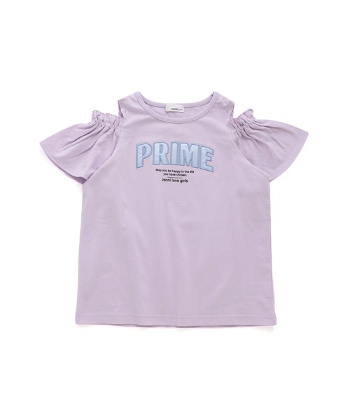 JENNI love(ジェニィラブ)の「2wayそでフリル肩あきTシャツ(Tシャツ/カットソー・キッズ・オフホワイト/ピンク/ラベンダー・130cm/140cm/150cm/160cm)」の12枚目の写真