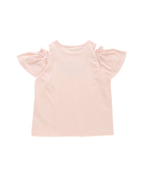 JENNI love(ジェニィラブ)の「2wayそでフリル肩あきTシャツ(Tシャツ/カットソー・キッズ・オフホワイト/ピンク/ラベンダー・130cm/140cm/150cm/160cm)」の15枚目の写真