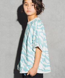 BREEZE（ブリーズ）の「【BREEZE NEW JACK】パイピング総柄Tシャツ_90～160cm展開_一部WEB限定サイズ（Tシャツ/カットソー・キッズ）」