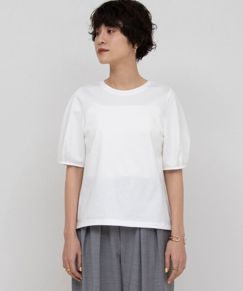 セール】BASIC 5分袖プルオーバーカットソー(Tシャツ セール】BASIC 5分袖プルオーバーカットソー(Tシャツ
