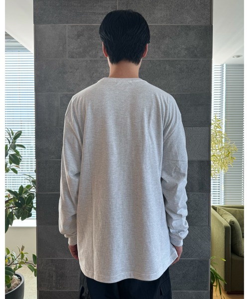 tシャツ 「UNISEX」SAINTPAIN／EMBLEMラインロングスリーブT 2121551 レディース メンズ tシャツ 「UNISEX」SAINTPAIN／EMBLEMラインロングスリーブT